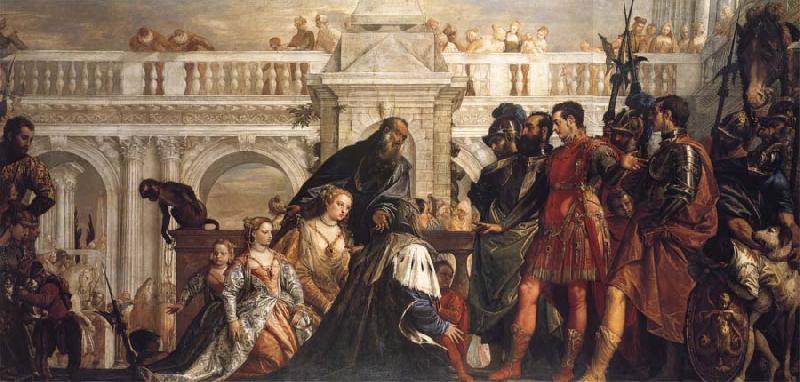 Paolo  Veronese The Family fo Darius Before Alexander the Great Sweden oil painting art